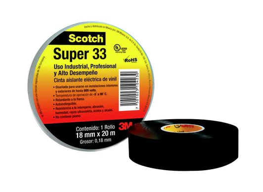 CINTA AISLANTE SUPER 33+ 3M IMPORTADA