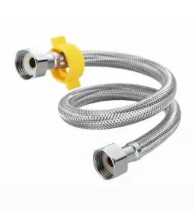 ACOPLE LAVAMANOS FLEXOMETALICO DE 1/2 X 1/2 1 MT