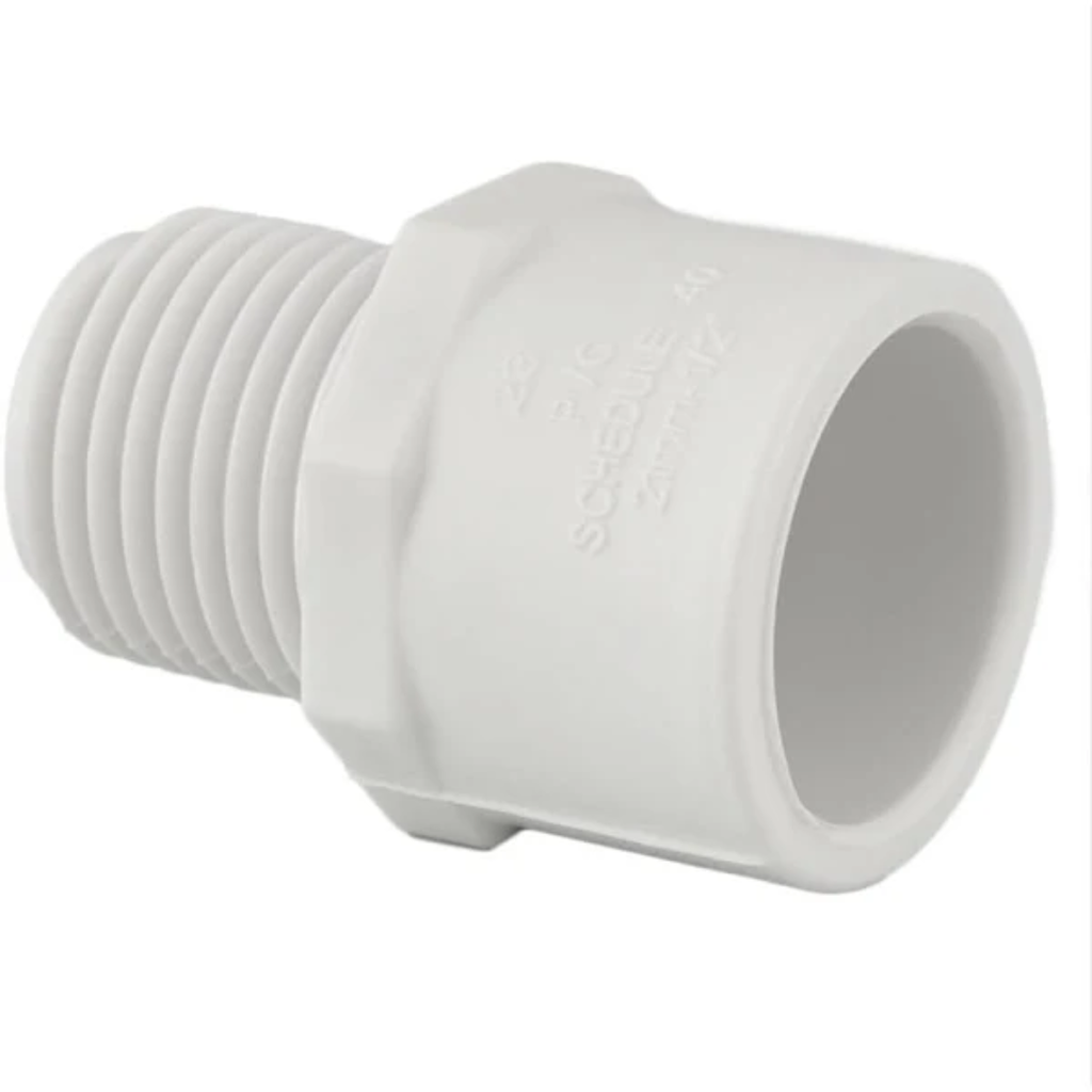 ADAPTADOR MACHO PVC ECO 1/2