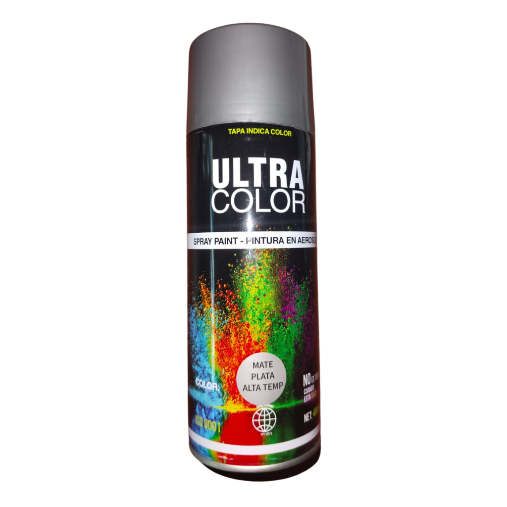 AEROSOL POWER COLORS ALTA TEMPERATURA PLATA