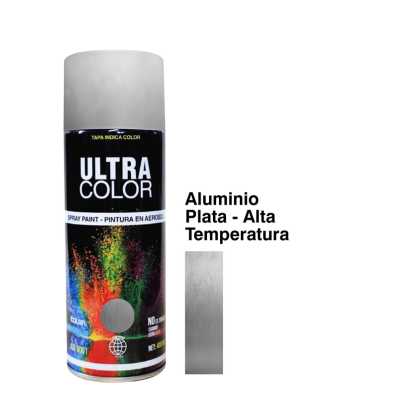 AEROSOL POWER COLORS  ALUMINIO PLATA