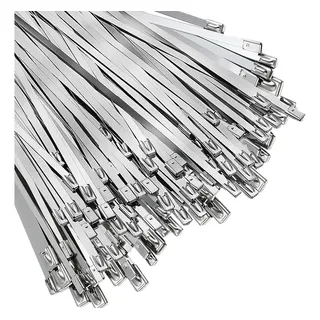 AMARRE METALICO DE ACERO INOXIDABLE 20 CM X 20 UNIDADES