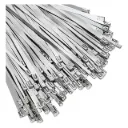 AMARRE METALICO DE ACERO INOXIDABLE 20 CM X 20 UNIDADES