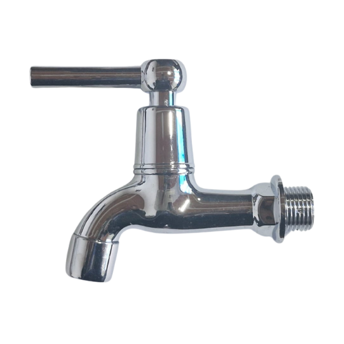 LLAVE JARDIN CON PALANCA CROMADA PEQUEÑA
