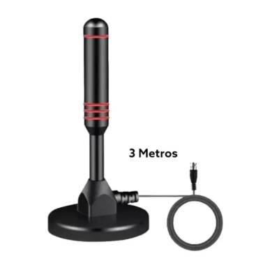 ANTENA TDT FINA CABLE DE 3 METROS