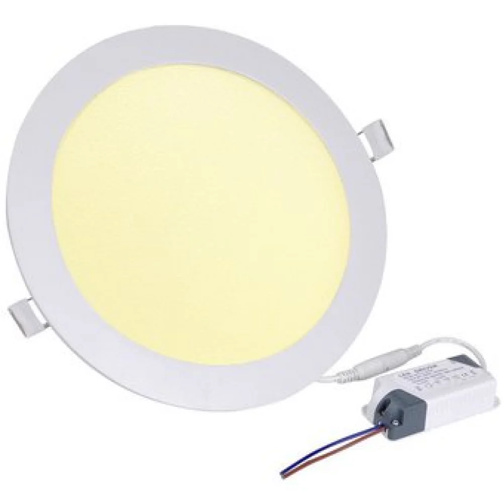 PANEL LED LUZ CALIDA INCRUSTAR 12 W