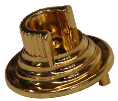 PLAFON ABIERTO 5/8 DORADO
