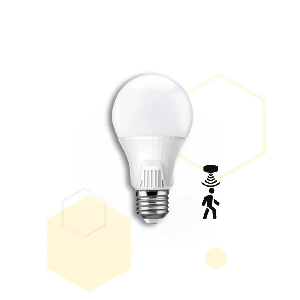BOMBILLO LED CON SENSOR 9 W