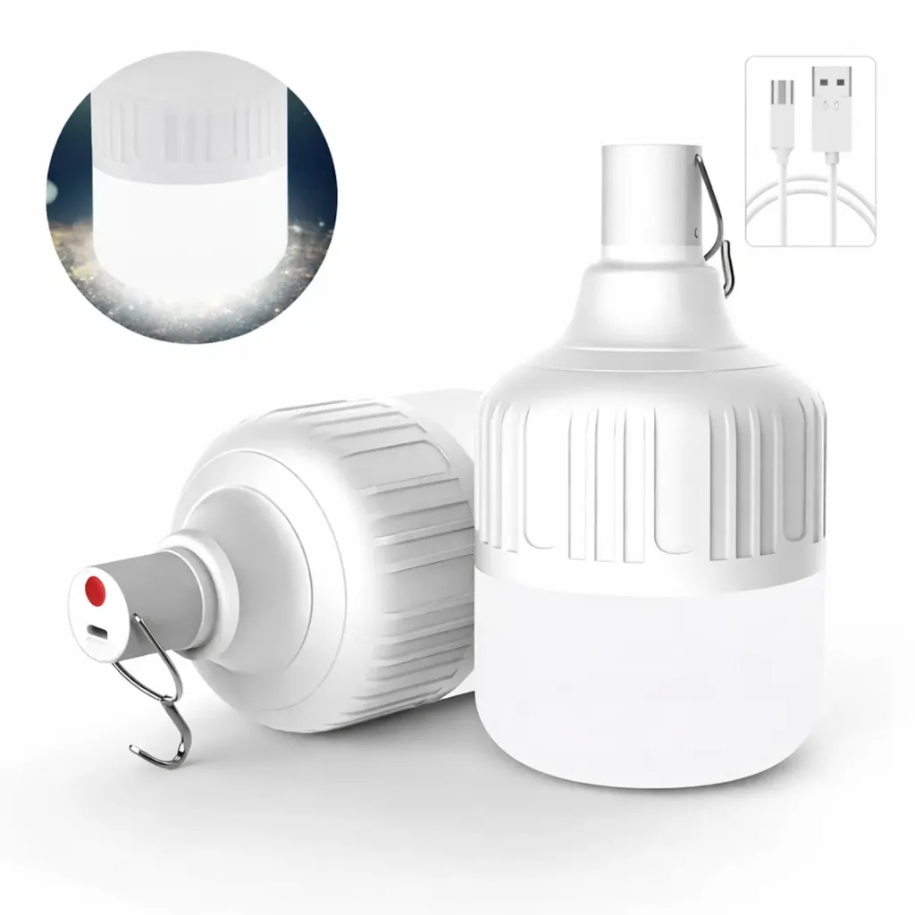 BOMBILLO LED RECARGABLE  USB  30 W CON GANCHO