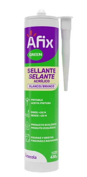 SELLANTE  ACRILICO LIJABLE BLANCO AFIX