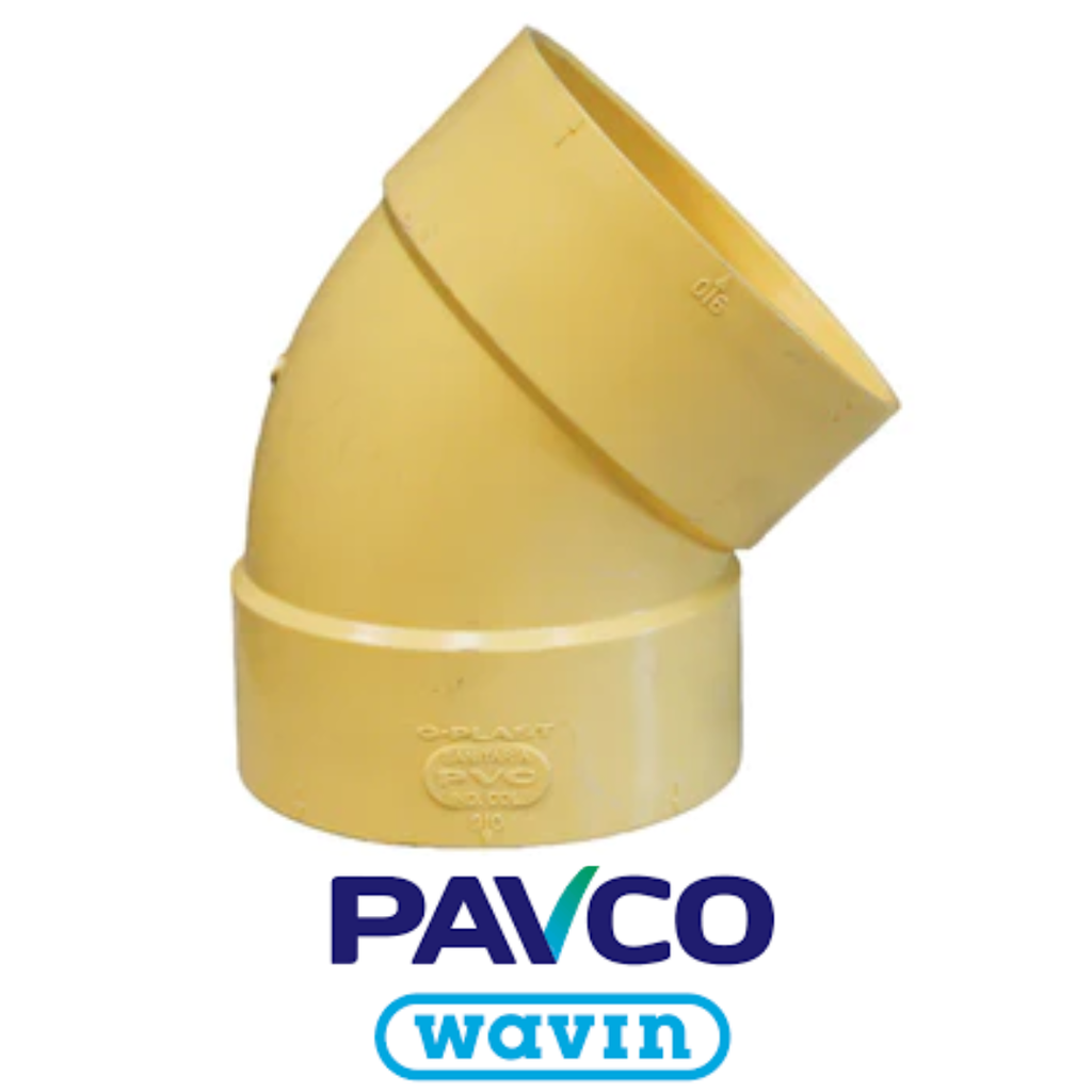 SEMI CODO C X C PAVCO 4"