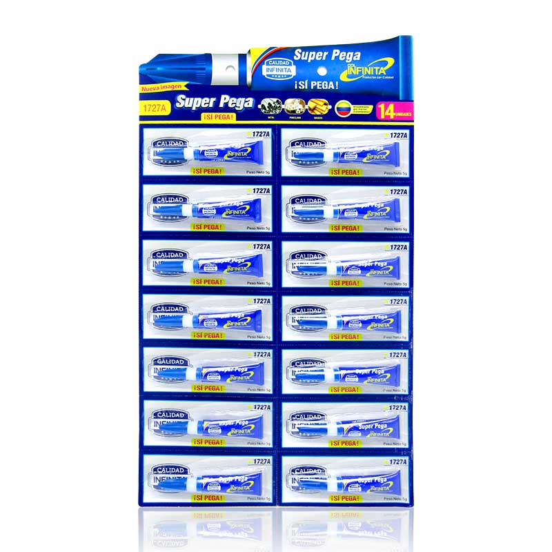 SUPER PEGA INFINITA 5 GRAMOS X 14