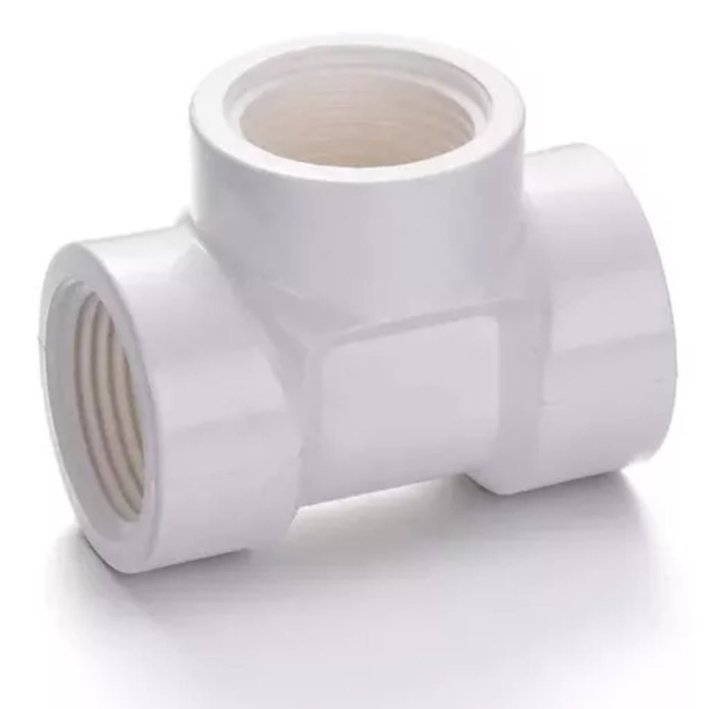 TEE PVC ROSCADA 1/2