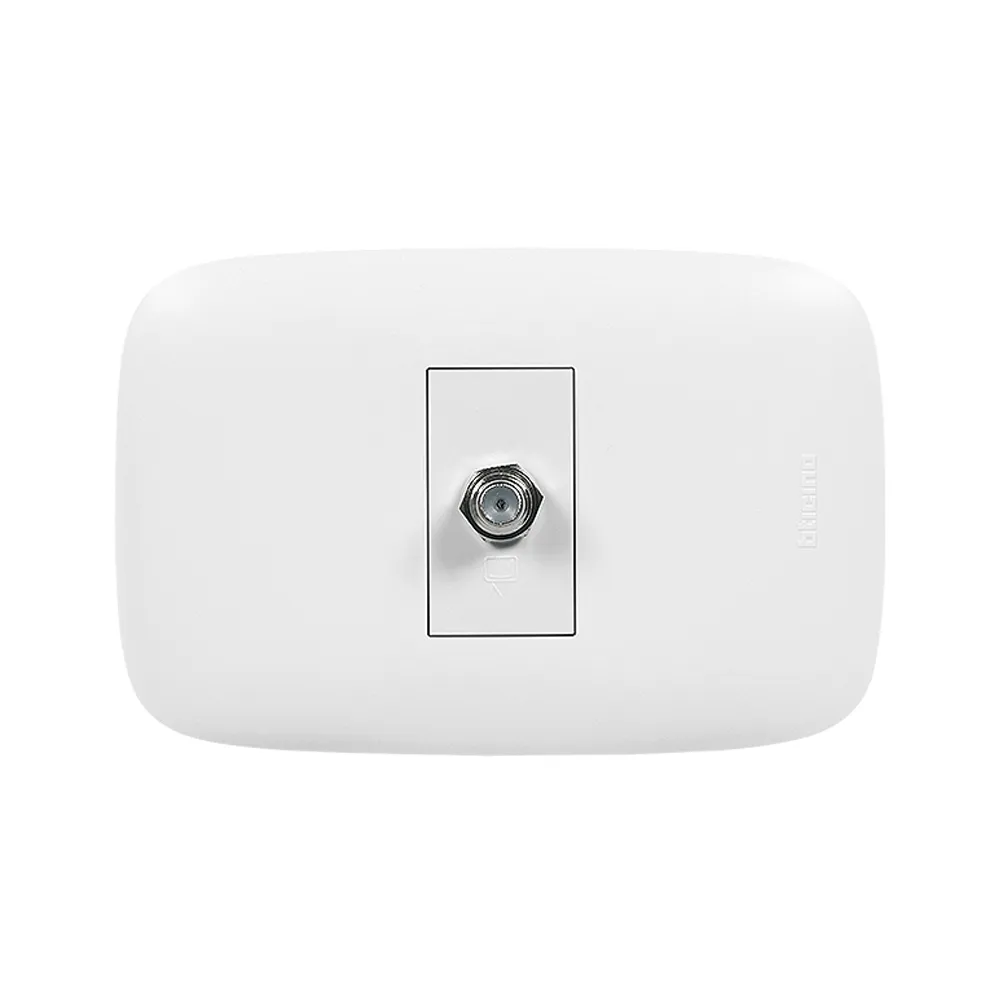 TOMA COAXIAL TITANIUM  BLANCO
