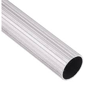 TUBO CORTINA ALUMINIO PLATEADO 1"