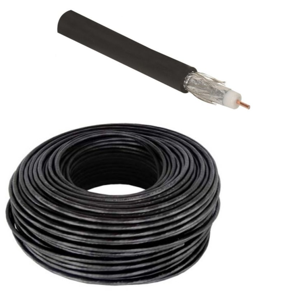 CABLE COAXIAL 305 MTRS NEGRO