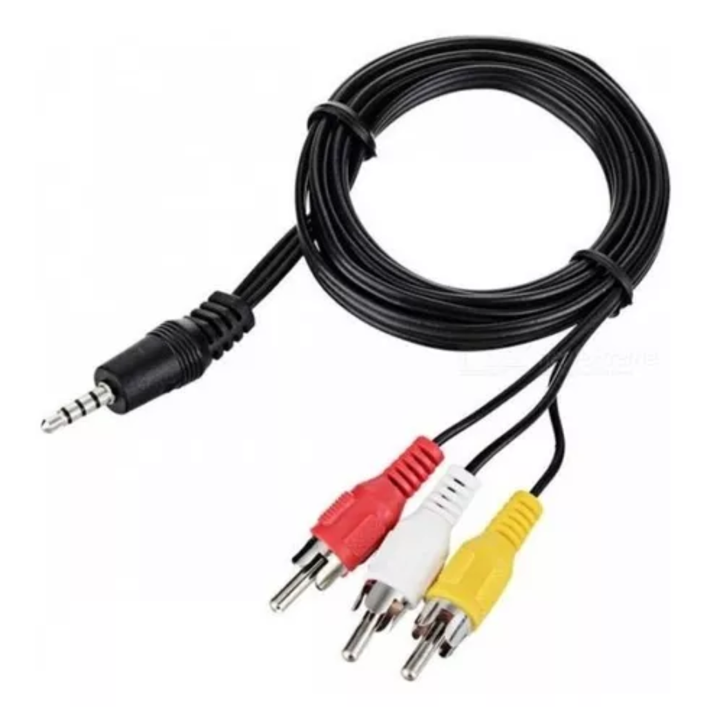 CABLES AUDIO Y VIDEO 3*1