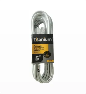 EXTENCION ENCAUCHETADA BLANCA CON POLO 3M