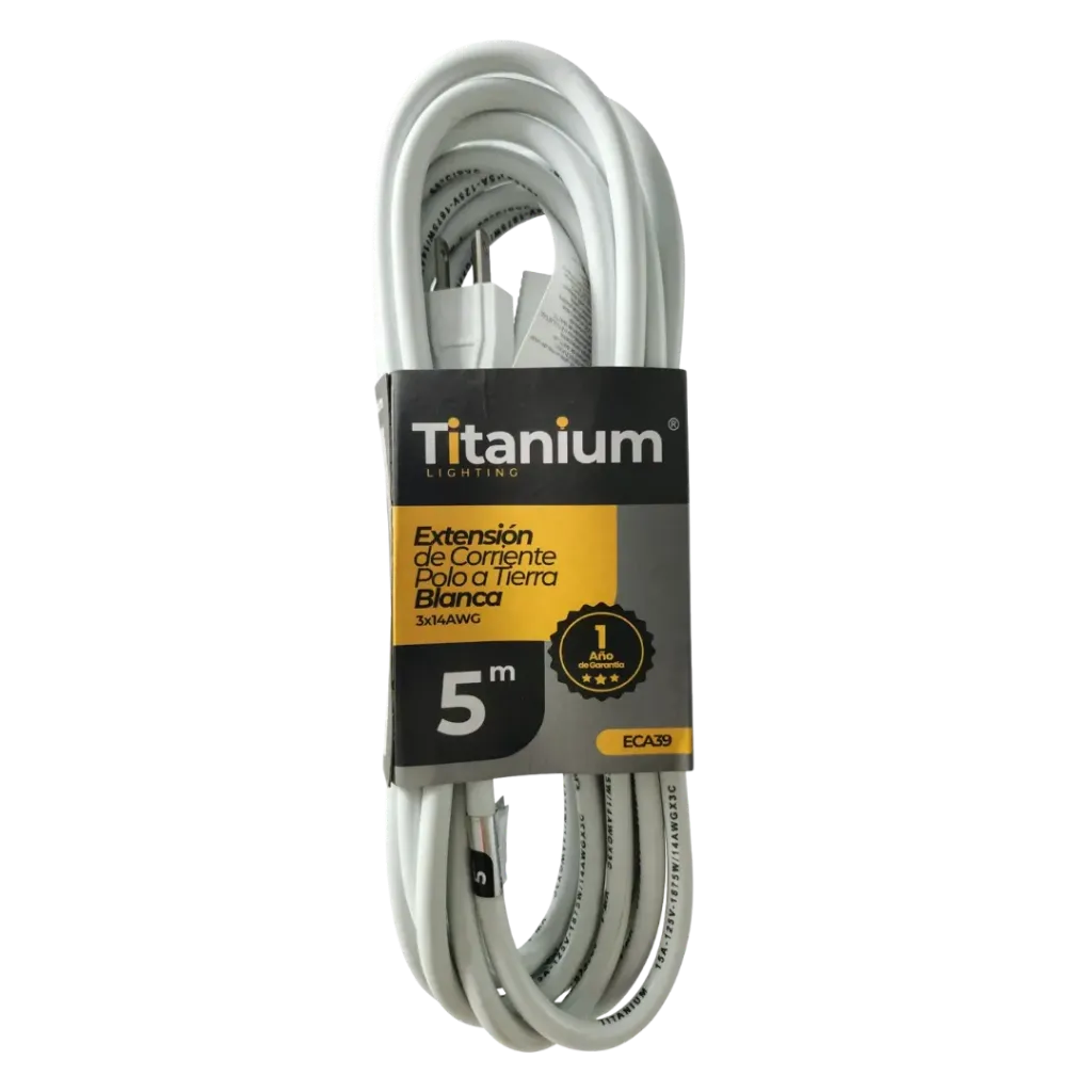 EXTENCION ENCAUCHETADA BLANCA CON POLO 8M