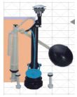 GRIFERIA SANITARIA CON MANIJA PUSH SUPERIOR RIOPLAST