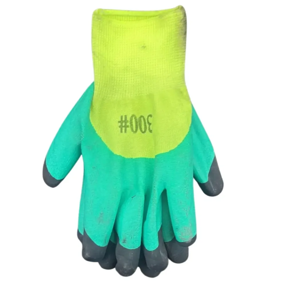 GUANTE LATEX CORRUGADO VERDE