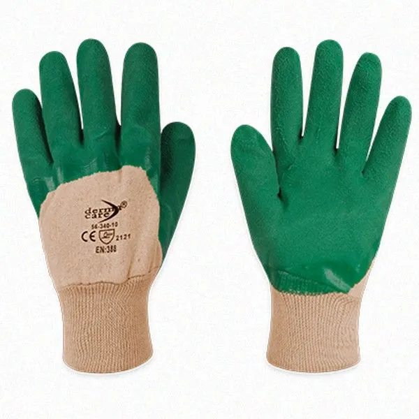 GUANTE LATEX CORRUGADO AZUL