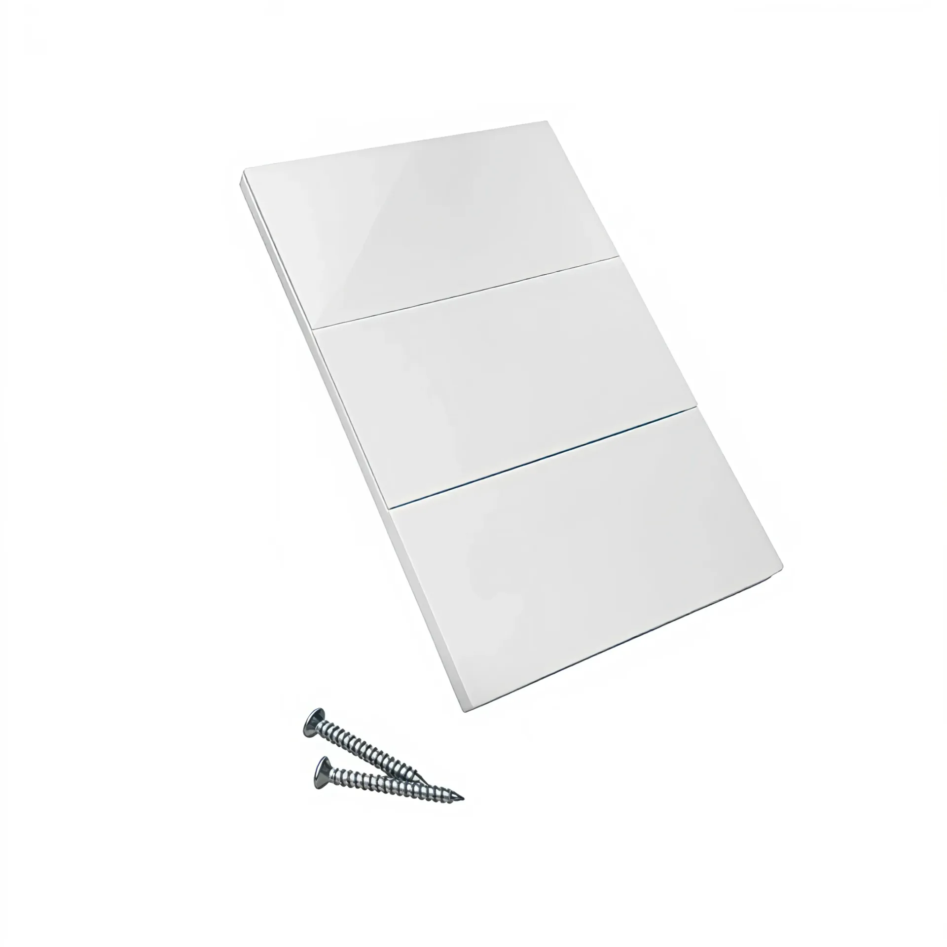 INTERRUPTOR  TRIPLE TIPO INVISIBLE DIAMANTE BLANCO