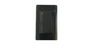INTERRUPTOR SENCILLO  TIPO INVISIBLE DIAMANTE NEGRO