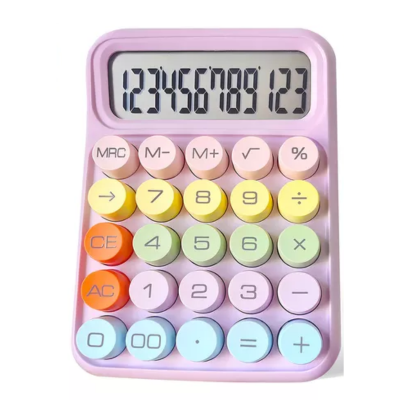 CALCULADORA ROSADA DAMA