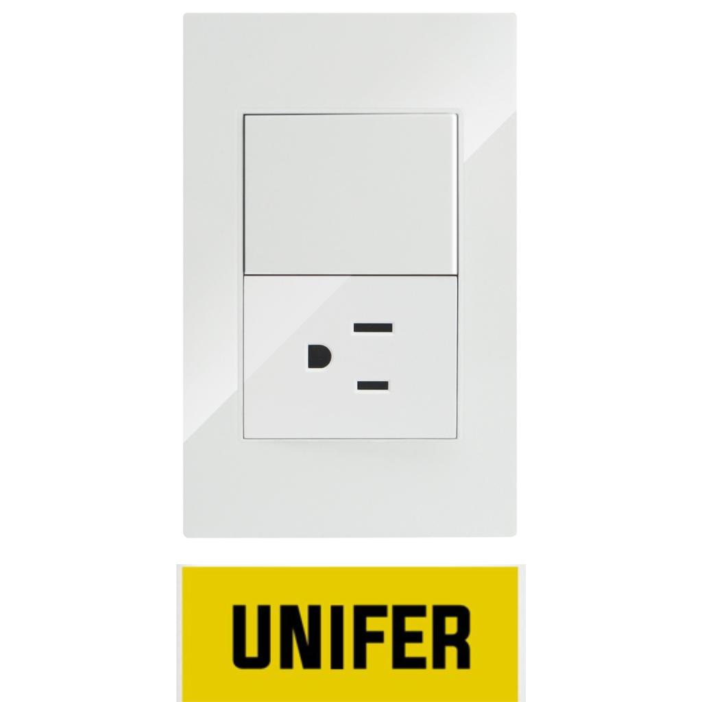 INTERRUPTOR Y TOMA ESTRUCTURA METALICA UNIFER