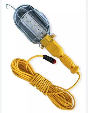 LAMPARA DE TALLER CON EXTENSION 10 MTRS