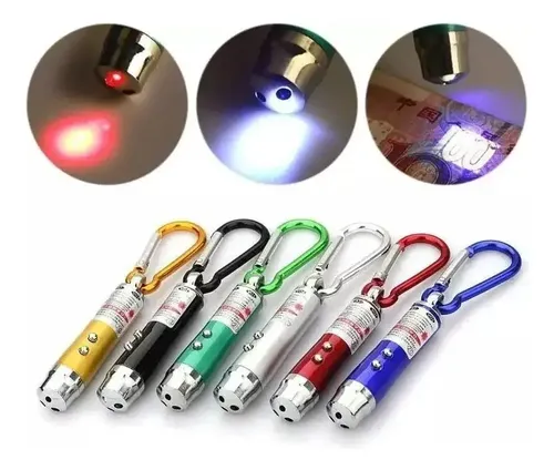 LLAVERO LINTERNA Y LASER X 12