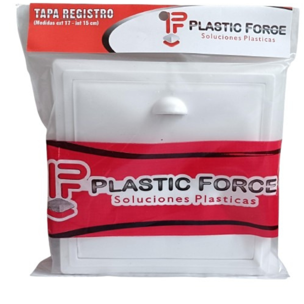 TAPA REGISTRO  15 X 15 PLASTI FORCE