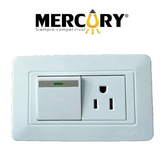 INTERRUPTOR + TOMA MERCURY