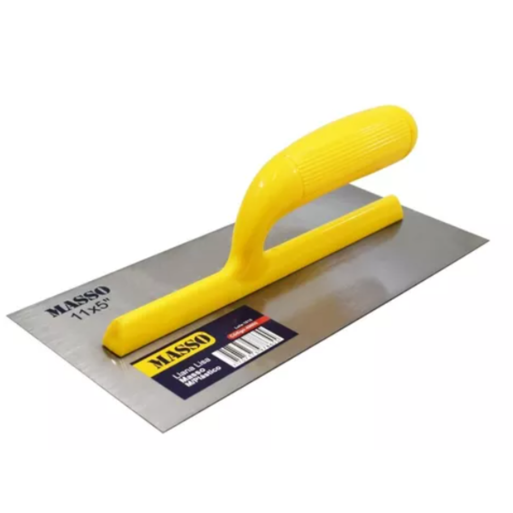 LLANA METALICA LISA MANGO PLASTICO IMEX
