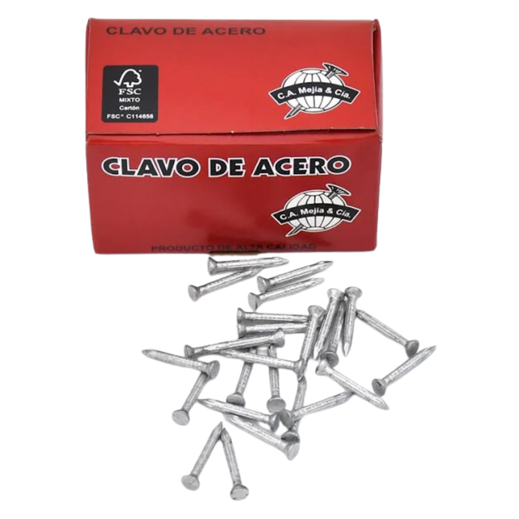 CLAVO ACERO LISO 1"