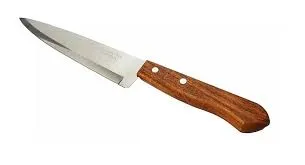 CUCHILLO MANGO MADERA 4"