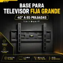 BASE PARA TELEVISOR FIJA GRANDE 40" A 85 PULGADAS