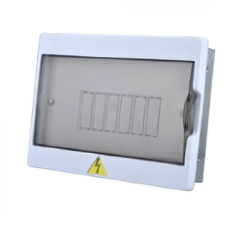 TABLERO PORTA CIRCUITOS PUERTA POLICARBONATO BIFASICO PROMAX MERCURY 6 PUESTOS
