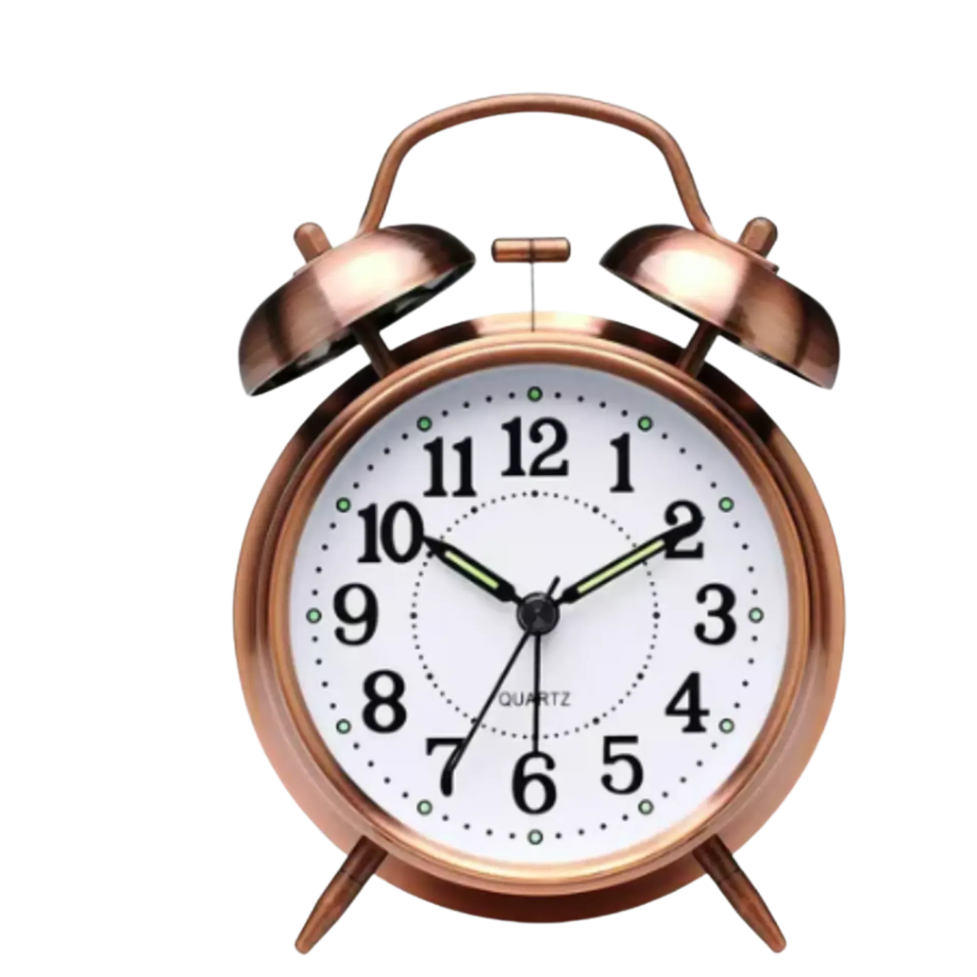 RELOJ CAMPANA METALIZADO