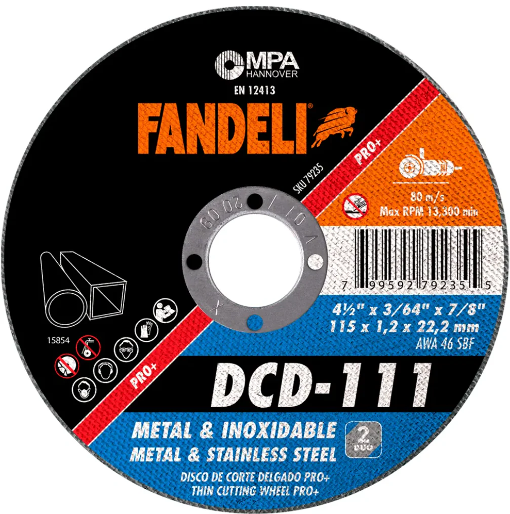 DISCO DE CORTE METAL PRO 4 1/2 FANDELI