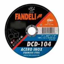 DISCO DE CORTE METAL PRO 7 FANDELI