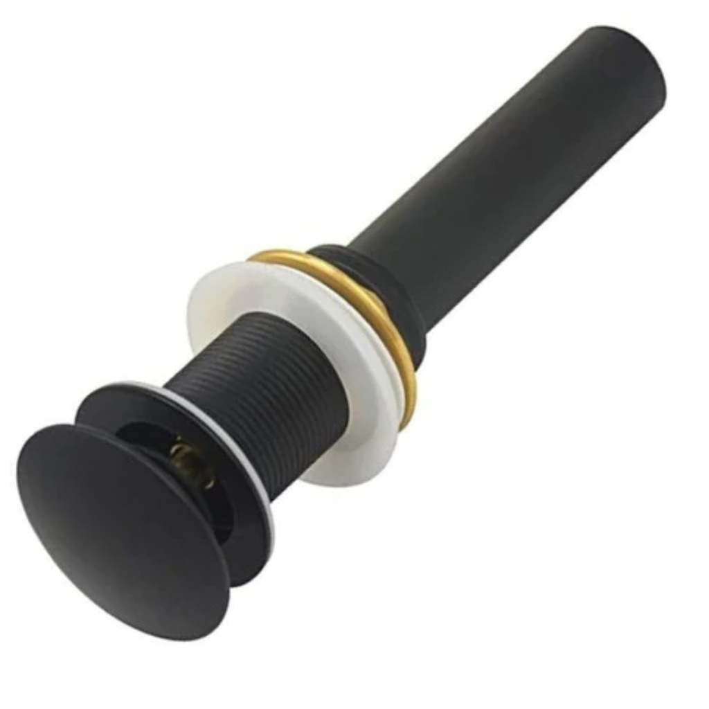 DESAGUE DE LAVAMANOS PUSH LUJO NEGRO