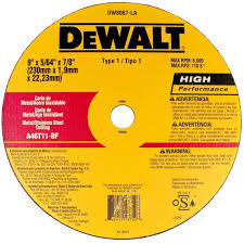 DISCO CORTE 9” METAL DEWALT