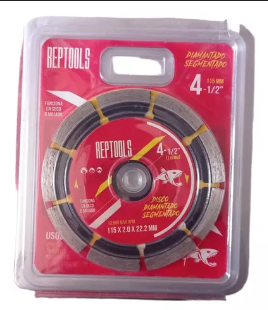 DISCO DIAMANTADO SEGMENTADO 4 1/2 REPTOOLS