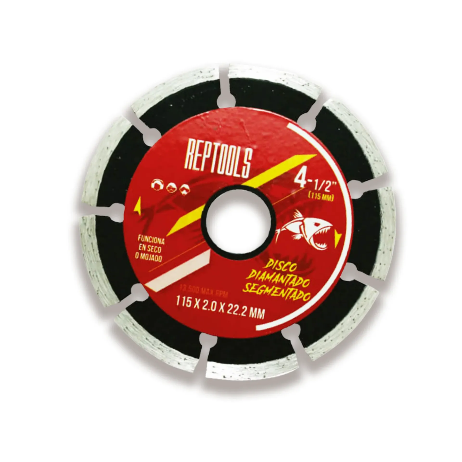 DISCO DIAMANTADO SEGMENTADO 4 1/2 REPTOOLS